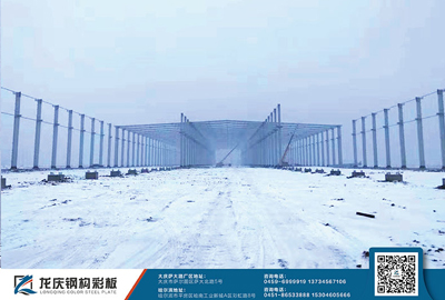 黑龙江龙庆钢结构12月新建工程
